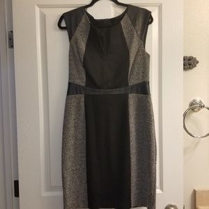 Amazing Leather accent dress